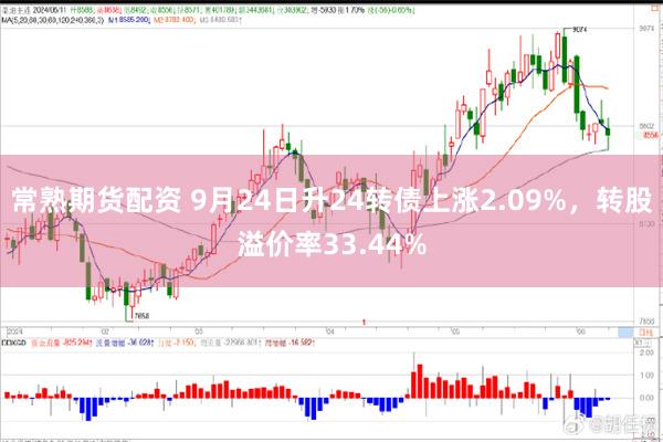 常熟期货配资 9月24日升24转债上涨2.09%，转股溢价率